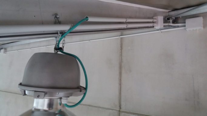 Luminarias Led en Nave 